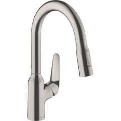 Hansgrohe Focus M42 71821800 bateria kuchenna stojąca stal