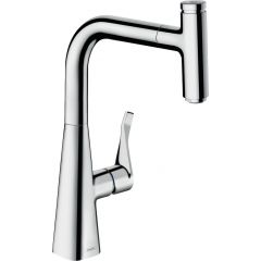 Hansgrohe Metris Select M71 73802000 bateria kuchenna stojąca chrom