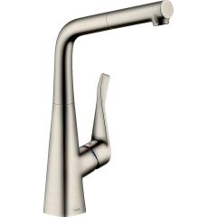 Hansgrohe Metris M71 73812800 bateria kuchenna stojąca stal