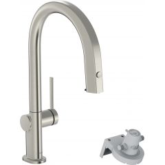 Hansgrohe Aqittura M91 76826800 bateria kuchenna z filtrem stojąca stal