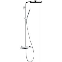 Hansgrohe Pulsify S Puro 24223000 zestaw prysznicowy ścienny termostatyczny z deszczownicą chrom