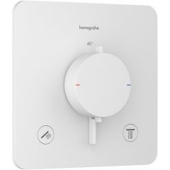 Hansgrohe Ecostat Comfort Q 33713700 bateria wannowo-prysznicowa podtynkowa z termostatem biała