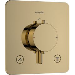 Hansgrohe Ecostat Comfort Q 33713990 bateria wannowo-prysznicowa podtynkowa z termostatem złota
