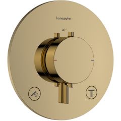 Hansgrohe Ecostat Comfort S 33715990 bateria wannowo-prysznicowa podtynkowa z termostatem złota