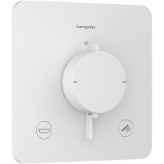 Hansgrohe Ecostat Comfort Q 33717700 bateria wannowo-prysznicowa podtynkowa z termostatem biała