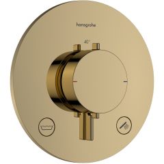 Hansgrohe Ecostat Comfort S 33718990 bateria wannowo-prysznicowa podtynkowa z termostatem złota