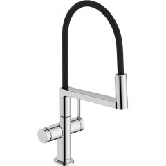 Hansgrohe Talis Select M54 PowderSpray 72861000 bateria kuchenna stojąca chrom-czarna