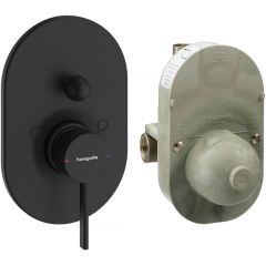 Hansgrohe Zesis S 74418670 bateria wannowo-prysznicowa podtynkowa czarna