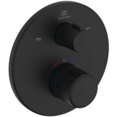 Ideal Standard Ceratherm T25 A8583XG bateria wannowo-prysznicowa podtynkowa z termostatem czarna