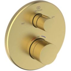 Ideal Standard Ceratherm T100 A8584A2 bateria wannowo-prysznicowa podtynkowa z termostatem złota