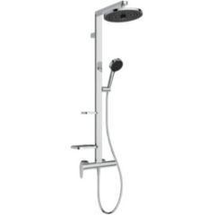 Ideal Standard Ceraflow Alu+ BD584AA zestaw prysznicowy ścienny z deszczownicą chrom