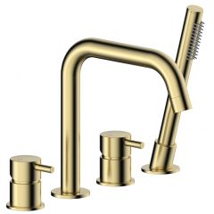 KFA Armatura Moza Gold 503521031 bateria wannowo-prysznicowa nawannowa złota