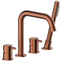 KFA Armatura Moza Brushed Rose Gold 503521034 bateria wannowo-prysznicowa nawannowa złota