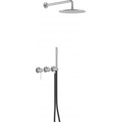 KFA Armatura Moza 316L 504951022 zestaw prysznicowy podtynkowy z deszczownicą stal