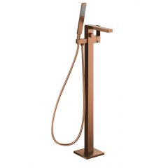 KFA Armatura Logon Brushed Rose Gold 513551034 bateria wannowo-prysznicowa wolnostojąca miedź