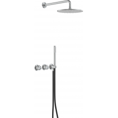 KFA Armatura Moza 316L 577951022 zestaw prysznicowy podtynkowy z deszczownicą stal