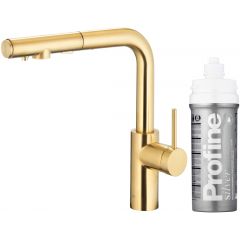 KFA Armatura Duero Pure Basic 662311439 bateria kuchenna z filtrem stojąca złoto/stare złoto