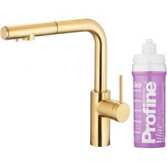 KFA Armatura Duero Pure Basic 662311539 bateria kuchenna z filtrem stojąca złoto/stare złoto