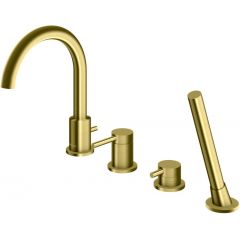 Kohlman Axel Gold QB244AGDB bateria wannowo-prysznicowa nawannowa złota