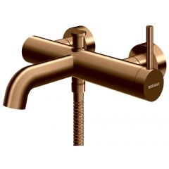 Kohlman Axel Brushed Copper QW110ABC bateria wannowo-prysznicowa ścienna miedź
