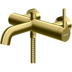 Kohlman Axel QW110AGDB bateria wannowo-prysznicowa ścienna złota