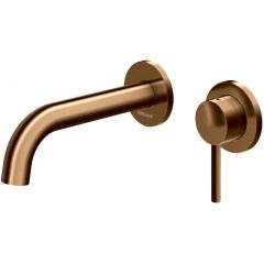 Kohlman Axel Brushed Copper QW180ABC bateria umywalkowa podtynkowa miedź
