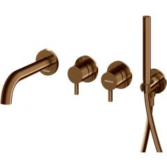 Kohlman Axel Brushed Copper QW260ABC230 bateria wannowo-prysznicowa podtynkowa miedź
