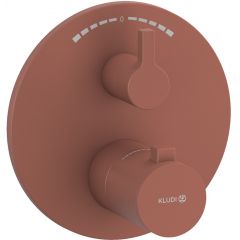 Kludi Nova Fonte Puristic 20810O515 bateria wannowo-prysznicowa podtynkowa z termostatem