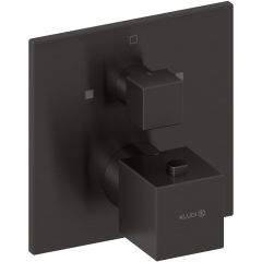 Kludi Decus 54810N275 bateria wannowo-prysznicowa podtynkowa z termostatem czarna