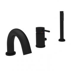 Kronenbach Lima 2.0 Black 1004206SMKB bateria wannowo-prysznicowa nawannowa czarna