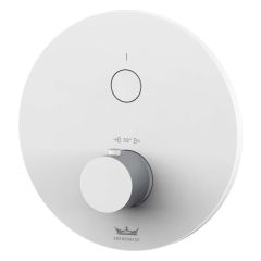 Kronenbach Smart Push 19044001WM bateria prysznicowa podtynkowa z termostatem biała