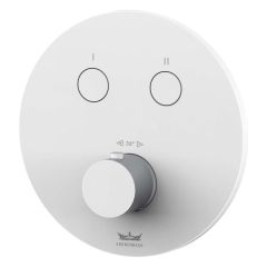 Kronenbach Smart Push 19044002WM bateria wannowo-prysznicowa podtynkowa z termostatem biała
