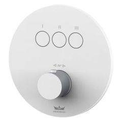Kronenbach Smart Push 19044003WM bateria wannowo-prysznicowa podtynkowa z termostatem biała