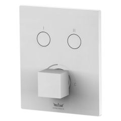 Kronenbach Smart Push 19045002WM bateria wannowo-prysznicowa podtynkowa biała