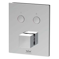 Kronenbach Smart Push 19045002CR bateria wannowo-prysznicowa podtynkowa chrom
