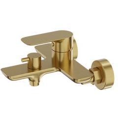LaVita Spark 5900378341741 bateria wannowo-prysznicowa ścienna złota