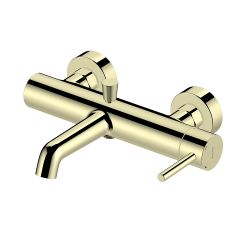 Oltens Molle 34112800 bateria wannowo-prysznicowa ścienna złoty połysk