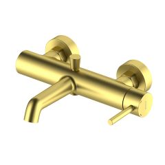 Oltens Molle 34112810 bateria wannowo-prysznicowa ścienna złoty szczotkowany