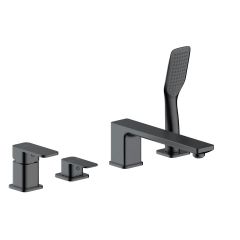 Oltens Hadsel 34203400 bateria wannowo-prysznicowa nawannowa grafit