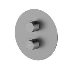 Oltens Katla 34600400 bateria wannowo-prysznicowa podtynkowa z termostatem grafit