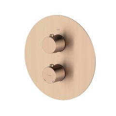 Oltens Katla 34600610 bateria wannowo-prysznicowa podtynkowa z termostatem miedź szczotkowana