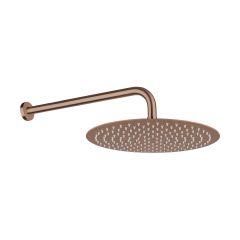 Oltens Vindel 37006610 deszczownica 30x30 cm okrągła miedź szczotkowana