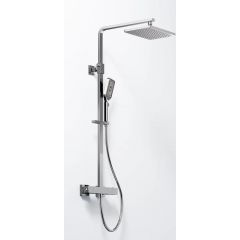 Steinberg 342 3422721 zestaw wannowo-prysznicowy ścienny termostatyczny z deszczownicą chrom