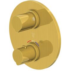 Steinberg 100 10041333BG bateria wannowo-prysznicowa podtynkowa z termostatem złota