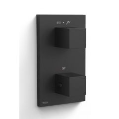 Tres Therm-Box 00625001NM bateria wannowo-prysznicowa podtynkowa podtynkowa czarny
