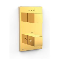 Tres Therm-Box 00625001OR bateria wannowo-prysznicowa podtynkowa podtynkowa złoty