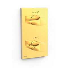 Tres Therm-Box 21125001OR bateria wannowo-prysznicowa podtynkowa podtynkowa złoty