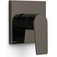 Tres Rapid Box 21127810KM bateria prysznicowa podtynkowa czarna