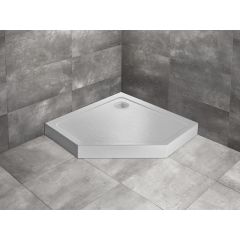 Radaway Doros PT Compact SDRPT80800504S brodzik pięciokątny 80x80 cm biały