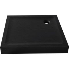 New Trendy Mild Stone B0562 brodzik kwadratowy 80x80 cm czarny
